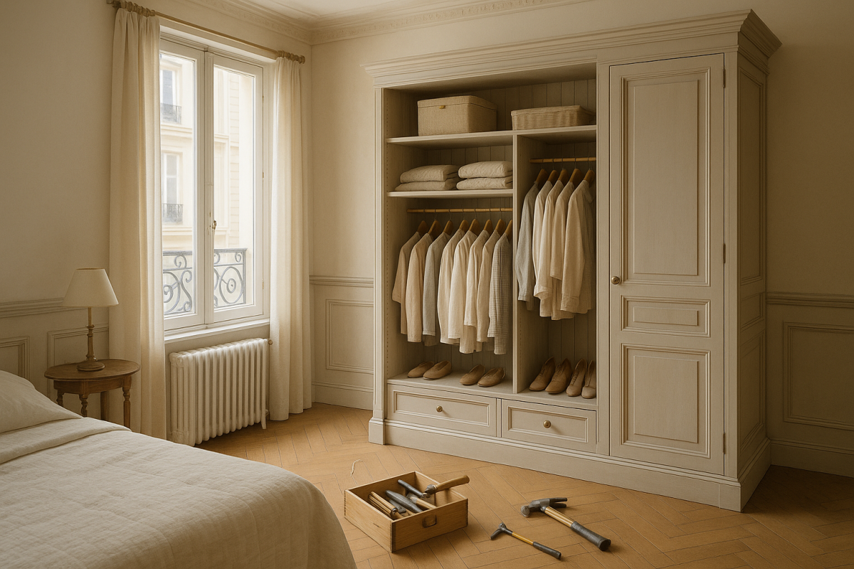 Créer un dressing sur-mesure fonctionnel et esthétique